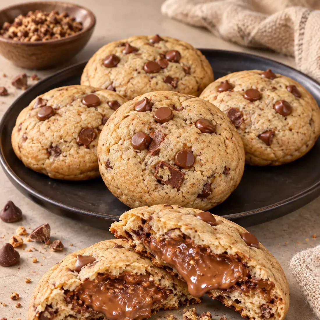 Cookie de Ovomaltine da Victoria Régia